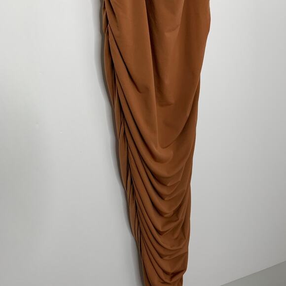 Michael Costello x Revolve April Midi Dress in Terra Cotta Womens Medium New - Picture 5 of 16